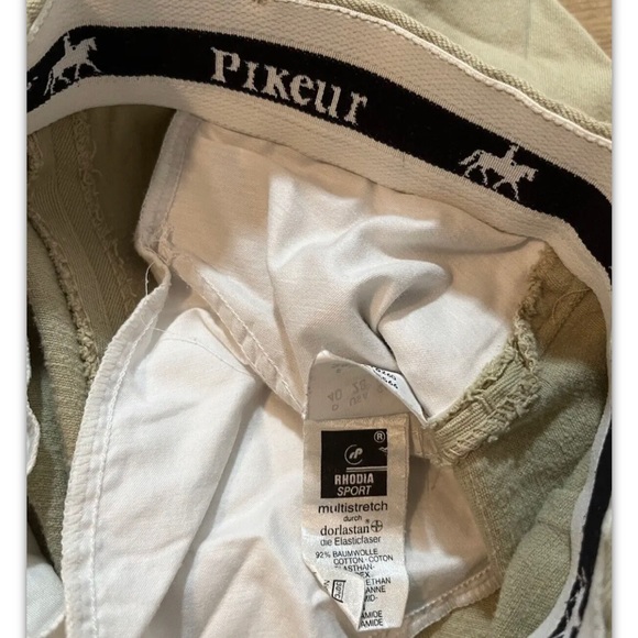 Pikeur Rhodia Sport Womens 26/28 English Riding Habits Breeches Beige Pants 28"L - Picture 6 of 10